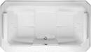 Hydro Systems Biscuit 77-1/2 x 43-3/4 in. Air Bath Drop-In Bathtub with Center Drain 
