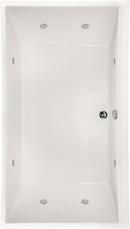 86 x 50 in. Whirlpool Drop-In Bathtub with Center Drain in White