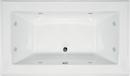 Hydro Systems Biscuit 72 x 42 in. Whirlpool Drop-In Bathtub with Center Drain and with Side Drain 