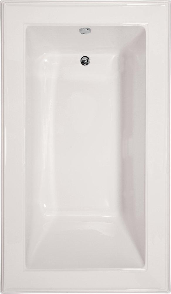 Hydro Systems White 72 x 42 in. Drop-In Bathtub with End Drain 
