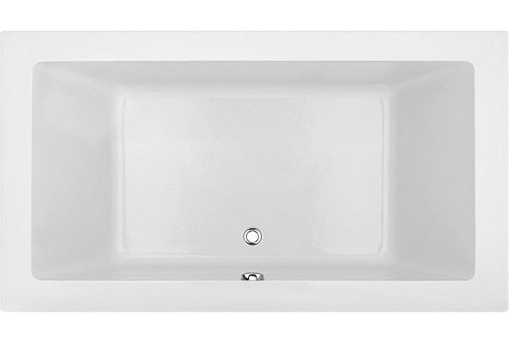 Hydro Systems White 73 x 41 in. Thermal Air Drop-In Bathtub with Center Drain 