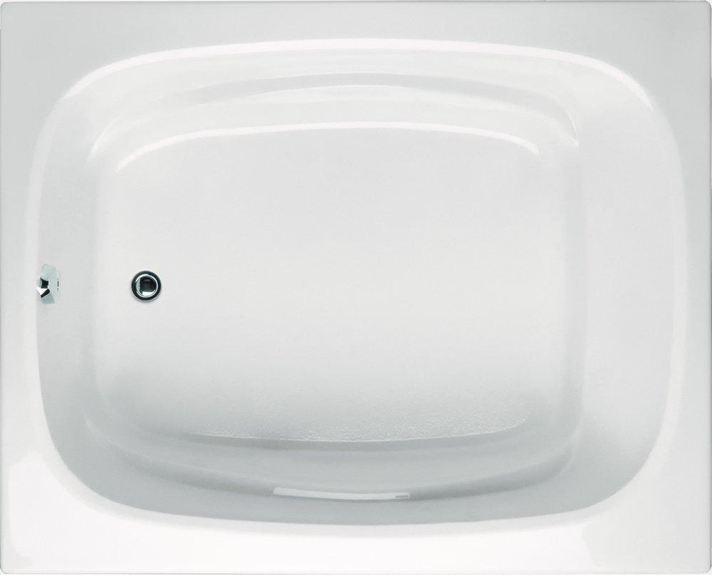 Hydro Systems Biscuit 60 x 48 in. Soaker Drop-In Bathtub with End Drain 