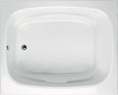 Hydro Systems Biscuit 60 x 48 in. Soaker Drop-In Bathtub with End Drain 