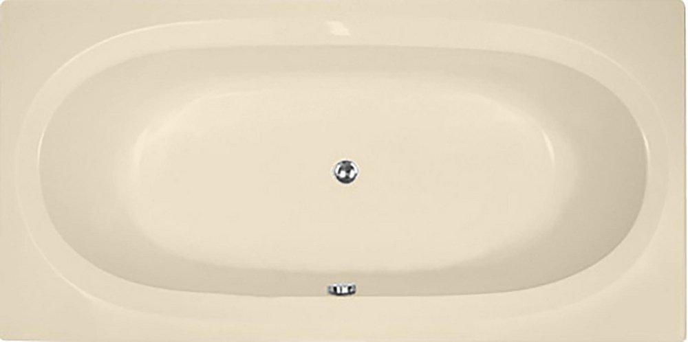 Hydro Systems Bone 72 x 36 in. Thermal Air Drop-In Bathtub with Center Drain 
