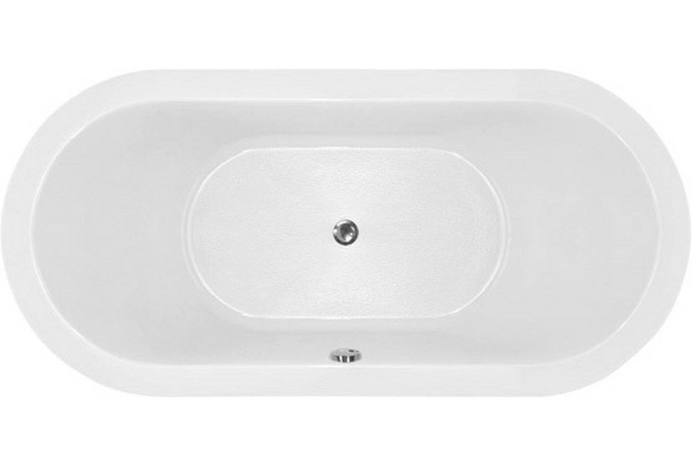 Hydro Systems White 72 x 36 in. Combo Drop-In Bathtub with Center Drain 