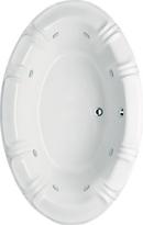 78 x 48 in. Combo Drop-In Bathtub with Center Drain and with Side Drain in Biscuit