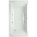 Hydro Systems White 72 x 36 in. Combo Drop-In Bathtub with Center Drain 