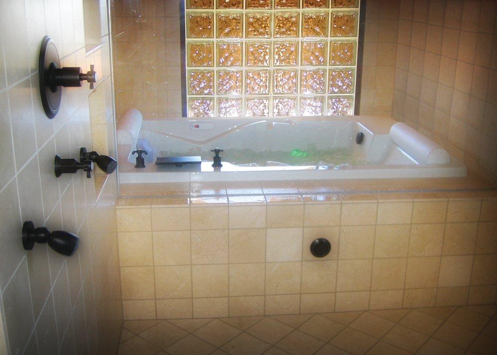 Hydro Systems White 86 x 50 in. Whirlpool Drop-In Bathtub with Center Drain 