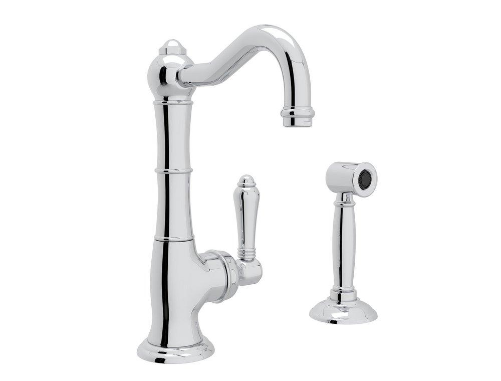 ROHL&reg; Polished Chrome Single Handle Kitchen Faucet 