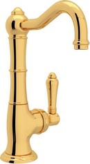 1.5 gpm Single Lever Handle Kitchen Sink Faucet 1/2 in. NPT Connection in Inca Brass