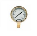 Marshalltown Instrument 2-1/2 x 1/4 in. Lower Mount Liquid Pressure Gauge 