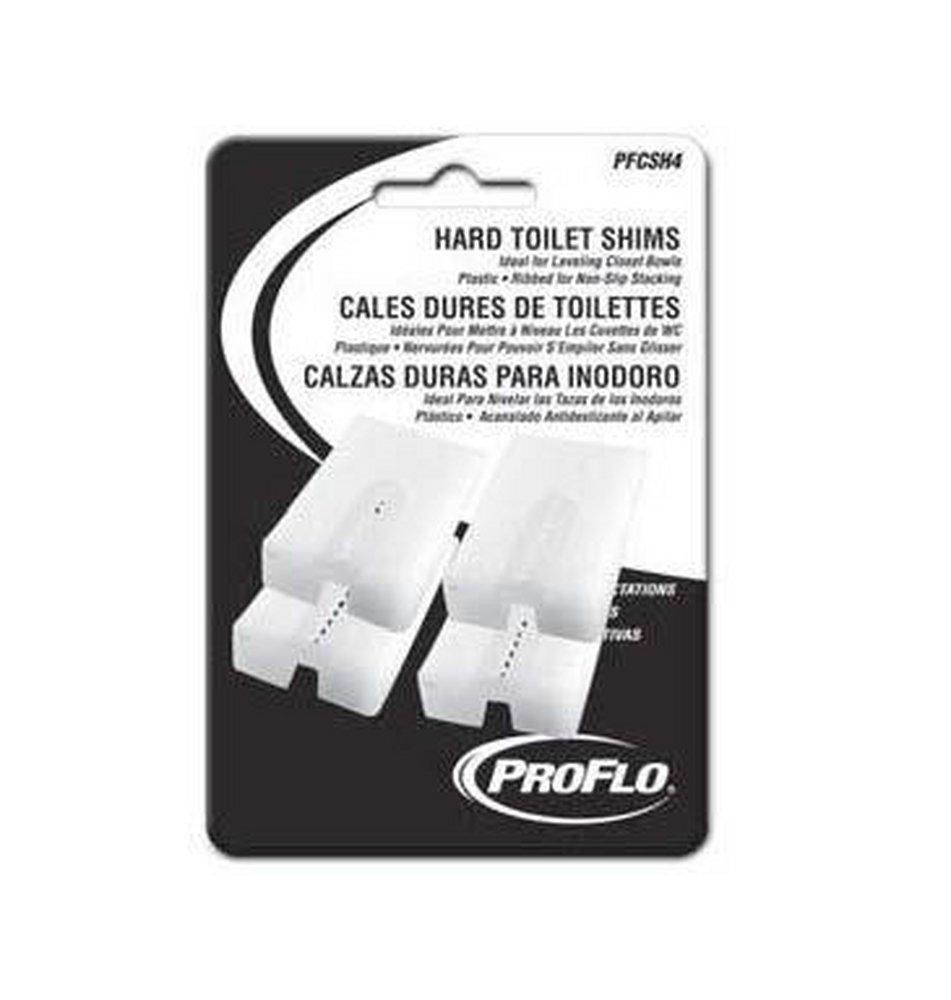 PROFLO® Clear 4 Pack Closet Wedge Shim 