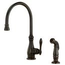 Pfister Tuscan Bronze 2.2 gpm Single Lever Handle Deckmount Kitchen Sink Faucet High Arc Spout IPS Connection 