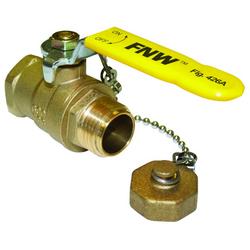 3/4 in. Brass Full Port FPT x GHT Ball Valve
