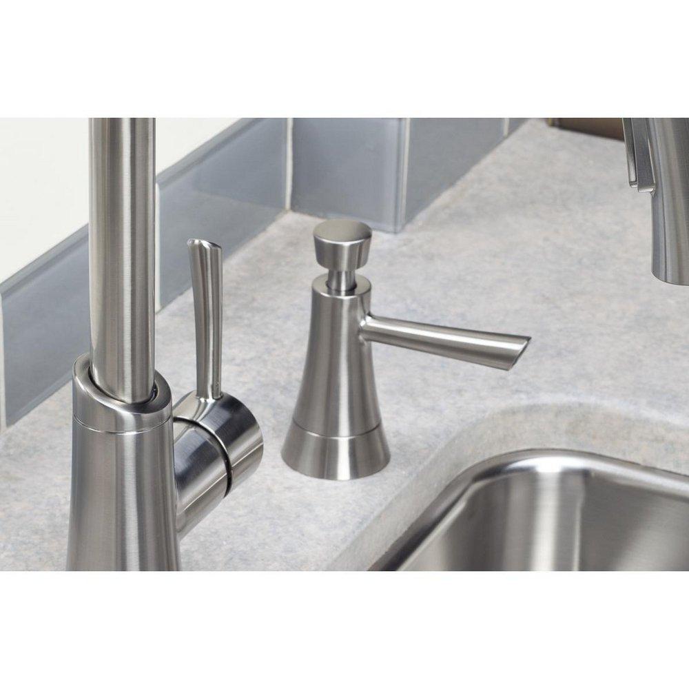 Elkay Lustrous Steel Deckmount Soap Dispenser 