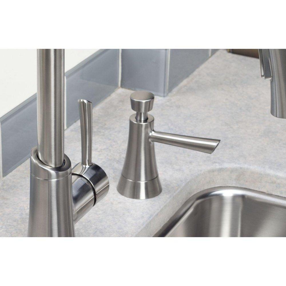 Elkay Lustrous Steel Deckmount Soap Dispenser 