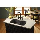 Elkay Antique Steel Two Handle Pull Down Bridge Kitchen Faucet 