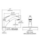 Elkay Lustrous Steel Single Handle Pull Out Kitchen Faucet 