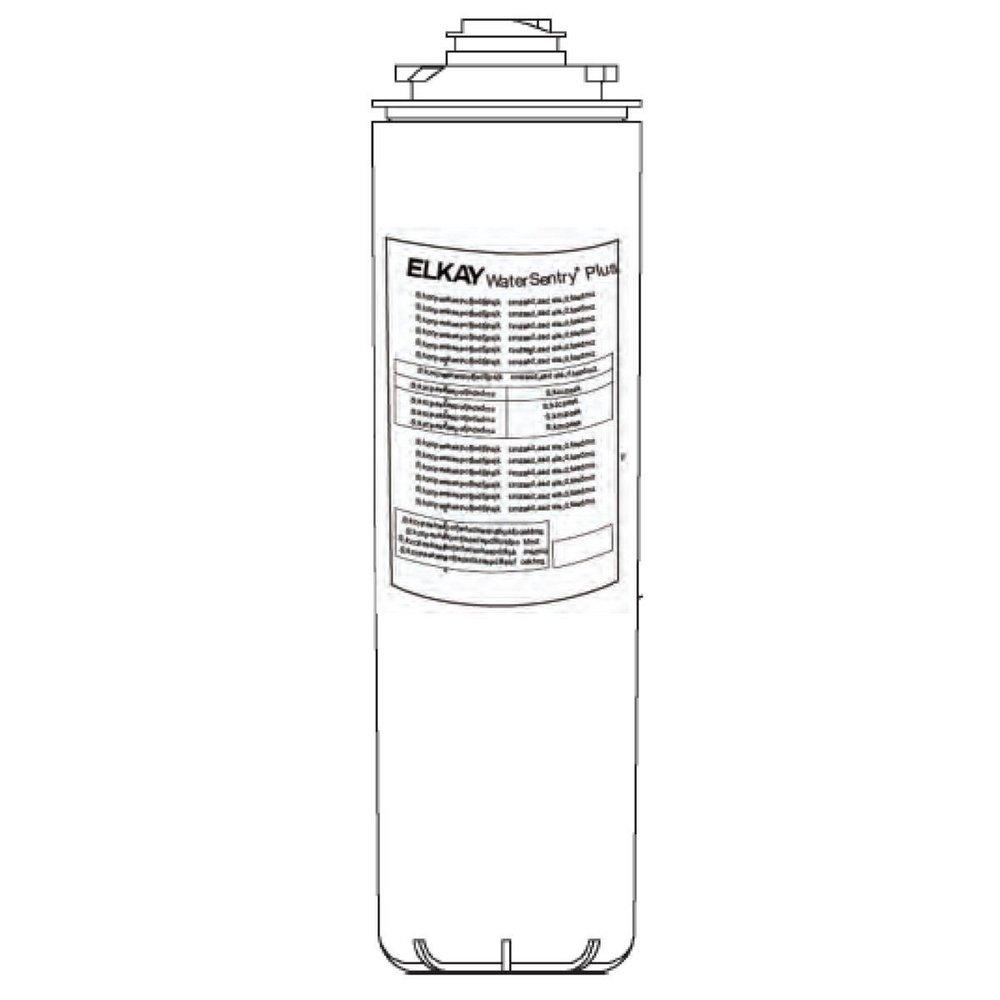 Elkay Lustrous Satin 3-1/4 in. Water Filter Lead 