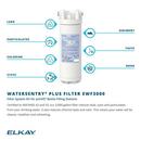 Elkay Lustrous Satin 3-1/4 in. Water Filter Lead 