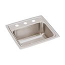 Elkay Lustrous Satin 17 x 16 in. 1 Hole Stainless Steel Single Bowl Drop-in Kitchen Sink 