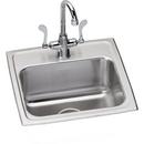 17 x 16 in. 1 Hole Stainless Steel Single Bowl Drop-in Kitchen Sink in Lustrous Satin