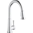 Single Handle Pull Down Kitchen Faucet in Polished Chrome