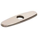 3-Hole Escutcheon Plate in Lustrous Steel For Kitchen Faucets