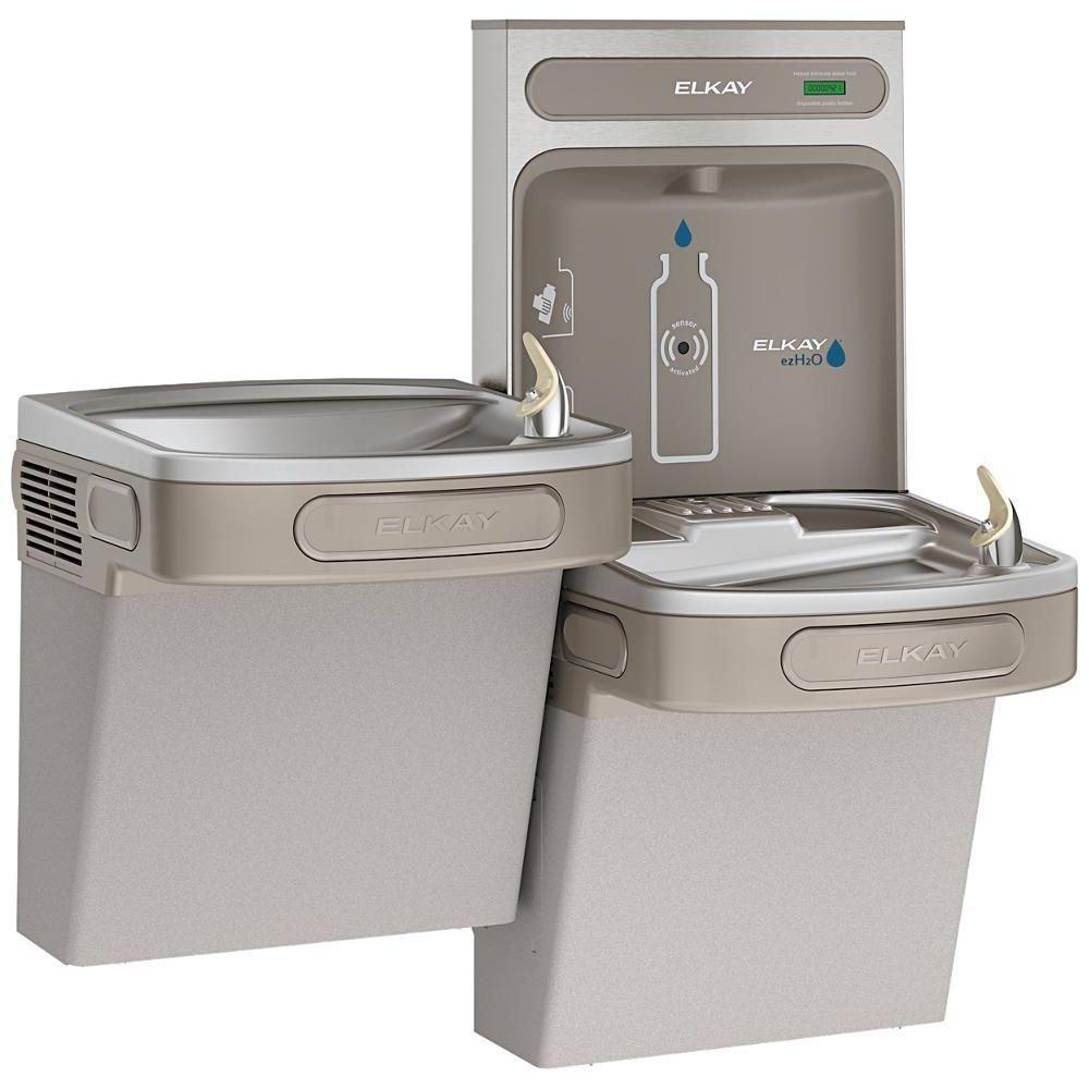 Elkay Light Grey Granite 8 gph Wall Installation Water Cooler Kit 