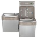 Elkay Stainless Steel 8 gph ADA Wall Mount Bi-Level Water Cooler with Bottle Filling Station 