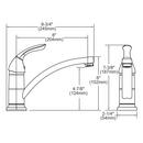 Elkay Polished Chrome Single Handle Kitchen Faucet 