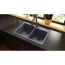 Elkay Dusk Grey 33 x 22 in. No Hole Composite Double Bowl Drop-in Kitchen Sink 