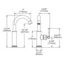 Elkay Lustrous Steel Single Lever Handle Bar Faucet 