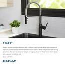 Elkay Polished Chrome Single Handle Kitchen Faucet 
