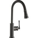 Single Handle Pull Down Kitchen Faucet in Antique Steel