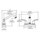 Elkay Polished Chrome Two Lever Handle Laundry Faucet 