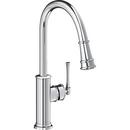 Elkay Polished Chrome Single Handle Pull Down Kitchen Faucet 