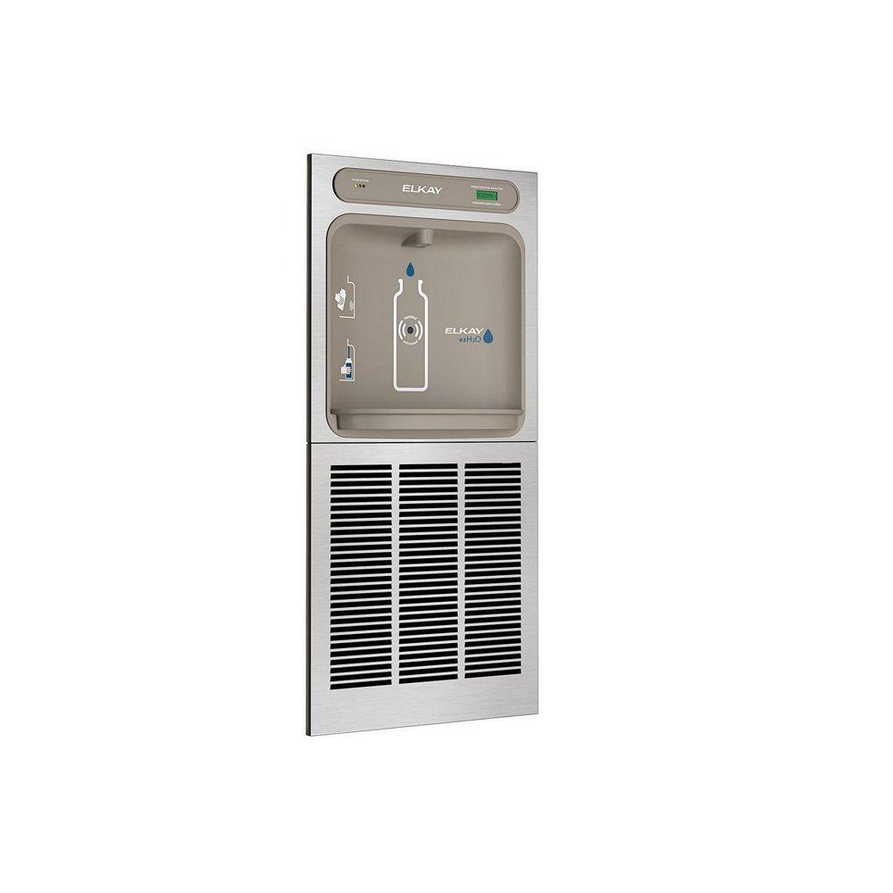 Elkay Light Grey 40-13/16 in. 8 gph In-Wall Bottle Filling Station 