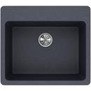 Elkay Dusk Grey 25 x 22 in. No Hole Composite Single Bowl Drop-in Kitchen Sink 