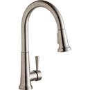 Single Handle Pull Down Kitchen Faucet in Lustrous Steel