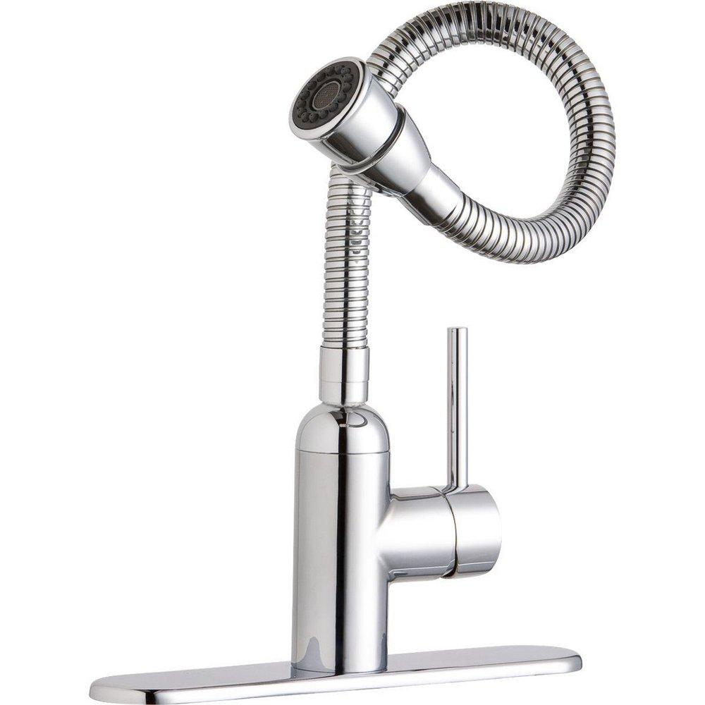 Elkay Polished Chrome Single Lever Handle Laundry Faucet 