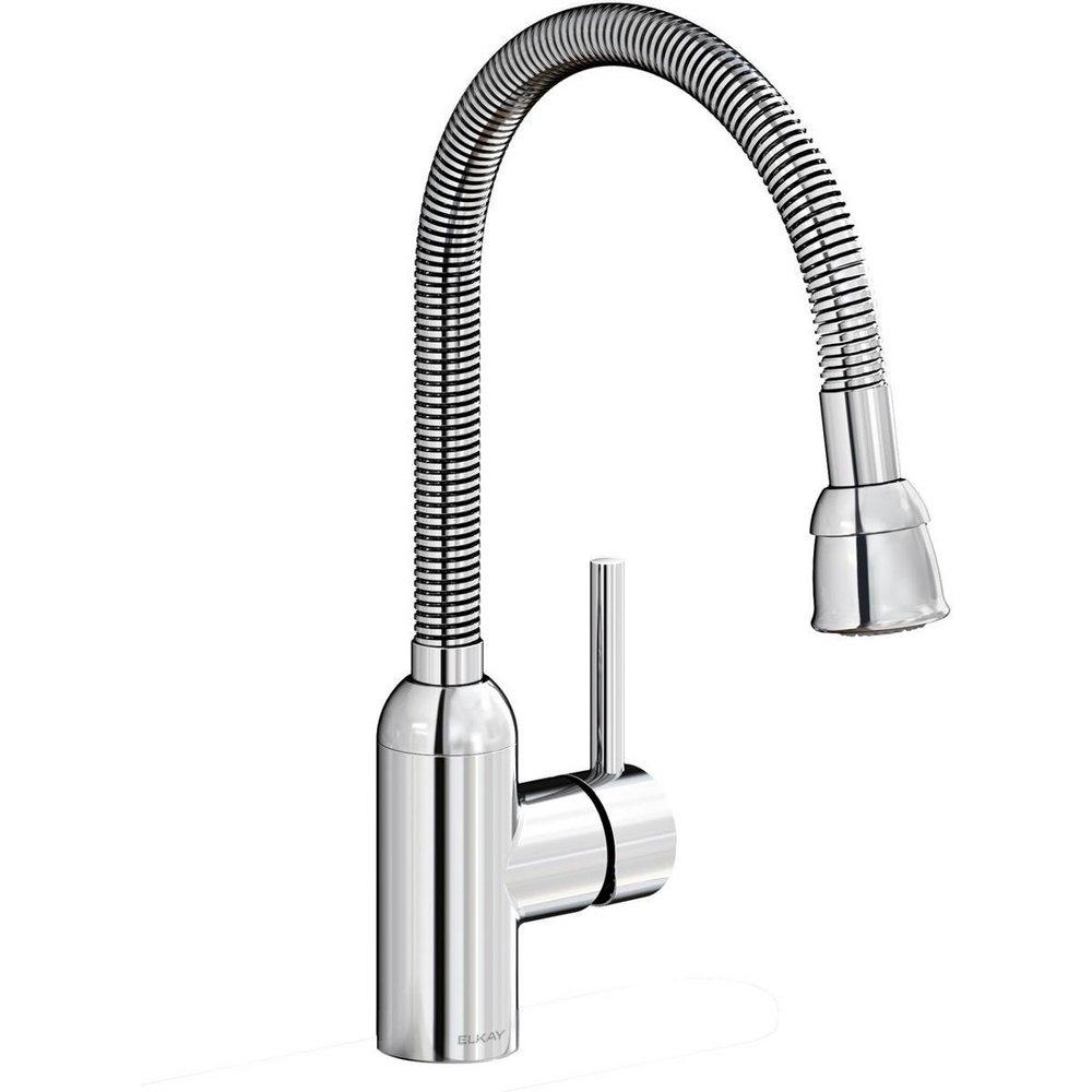 Elkay Polished Chrome Single Lever Handle Laundry Faucet 
