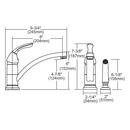 Elkay Polished Chrome Single Handle Kitchen Faucet 