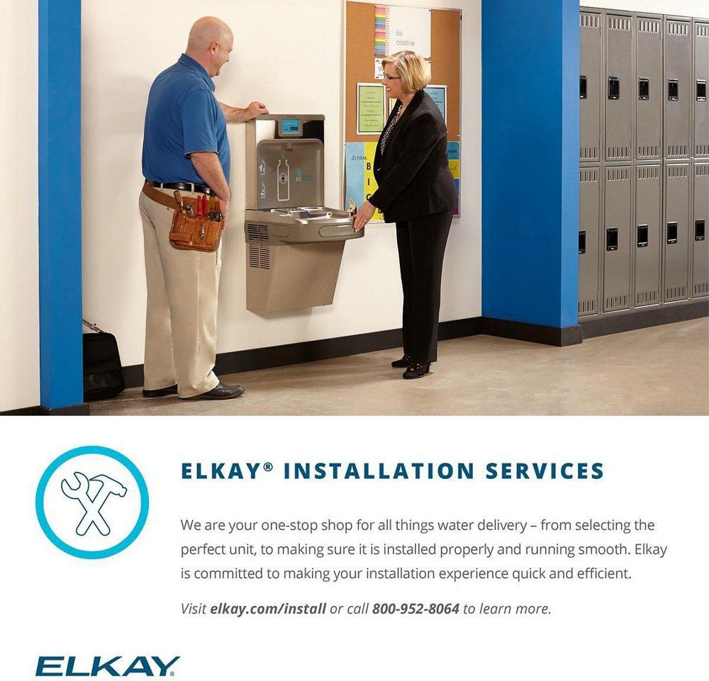 Elkay Buffed Satin Replacement Filter for EZ H2O Bottle Filling Stations 
