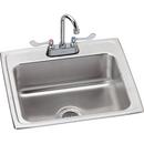 22 x 19-1/2 in. 2 Hole Stainless Steel Single Bowl Drop-in Kitchen Sink in Lustrous Satin