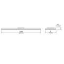 Elkay Chrome 3-Hole Escutcheon Plate For Kitchen Faucets 