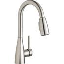 Single Handle Pull Down Bar Faucet in Lustrous Steel