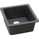 E-Granite Single Bowl Dual/Universal Mount Bar Sink Dusk Grey