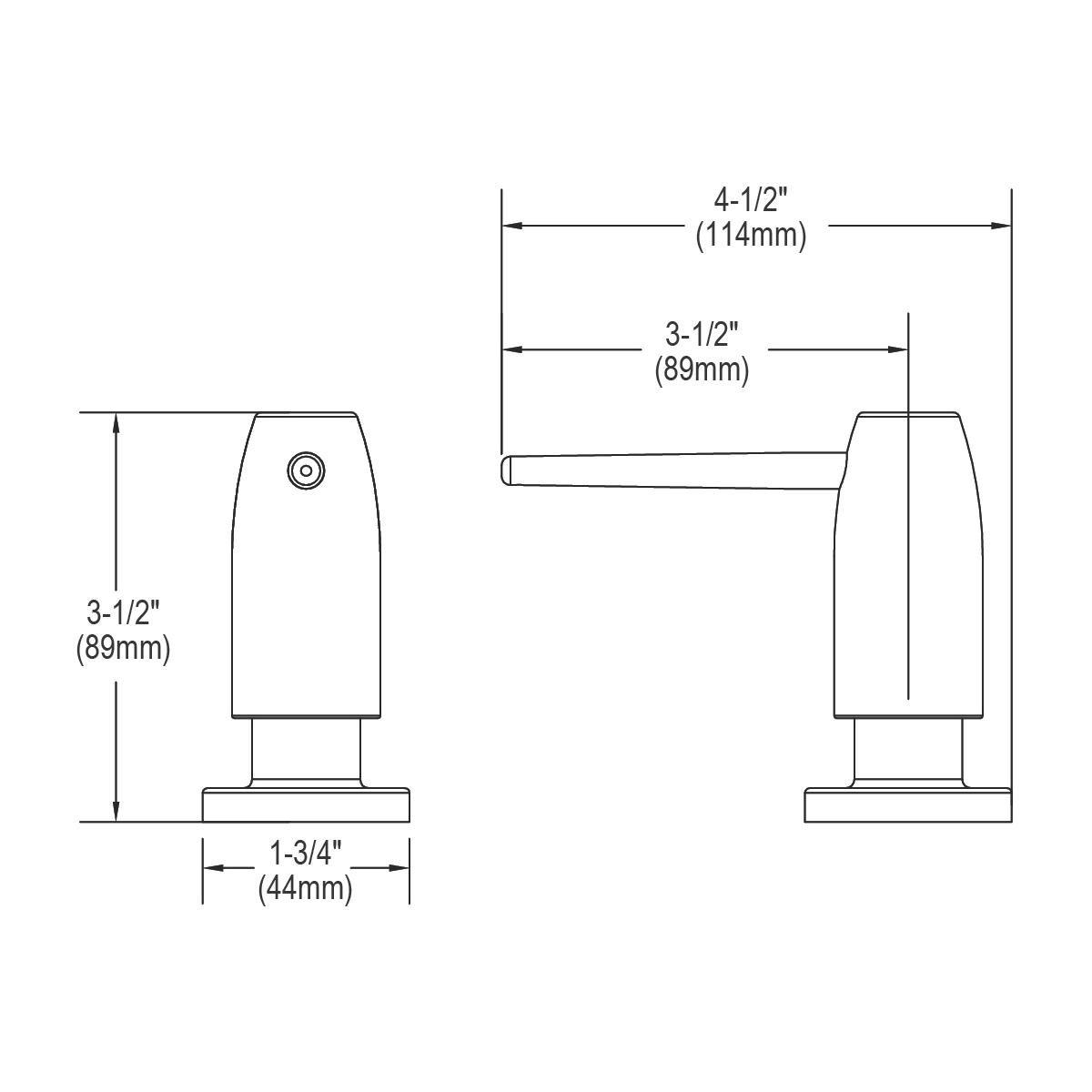 Elkay Polished Chrome Soap Dispenser 