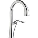 Elkay Polished Chrome Single Handle Pull Down Kitchen Faucet 